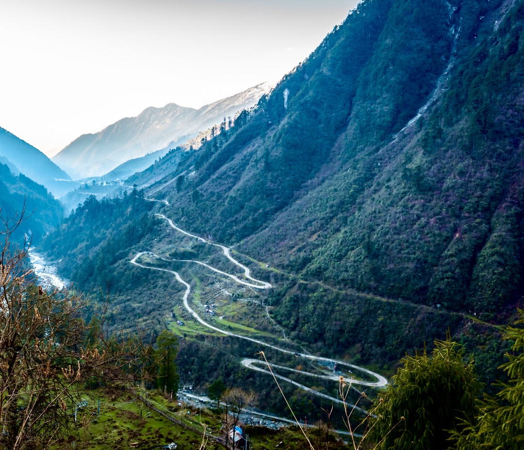 Travel from Gangtok to Darjeeling and transition from the capital city to the serene tea gardens.